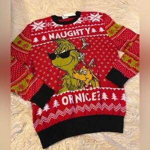 Adults Christmas Sweater with Grinch Design (X2)